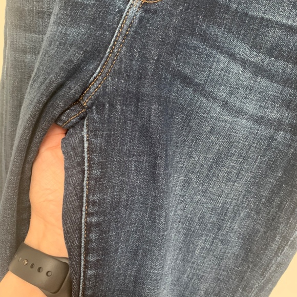 FRAME Denim - Le Nouveau Straight Cropped Jeans - Size 26 in Dawson (Dark Wash) - Picture 9 of 12